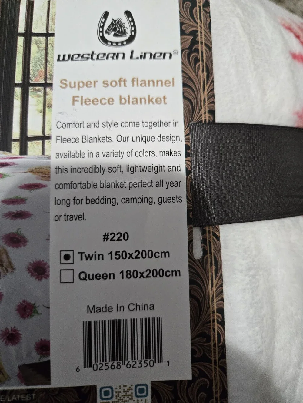 White and Pink Super Soft Flannel Fleece Blanket